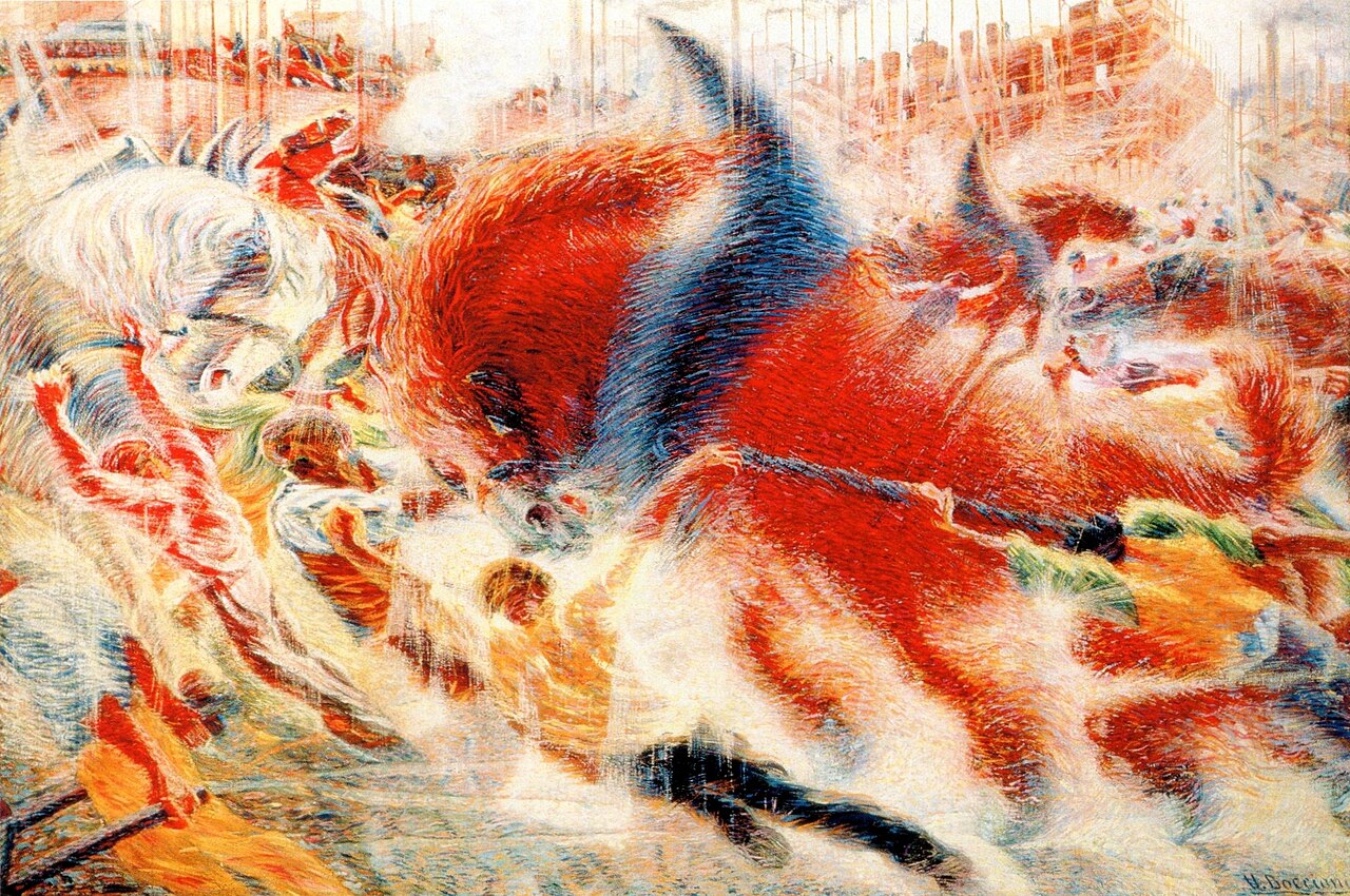 Boccioni, The City Rises, 1910