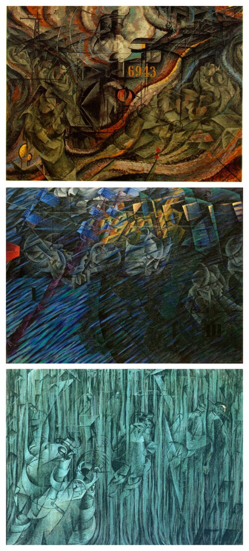 Boccioni, State of Minds, 1911